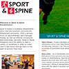 Sport & Spine Web Site